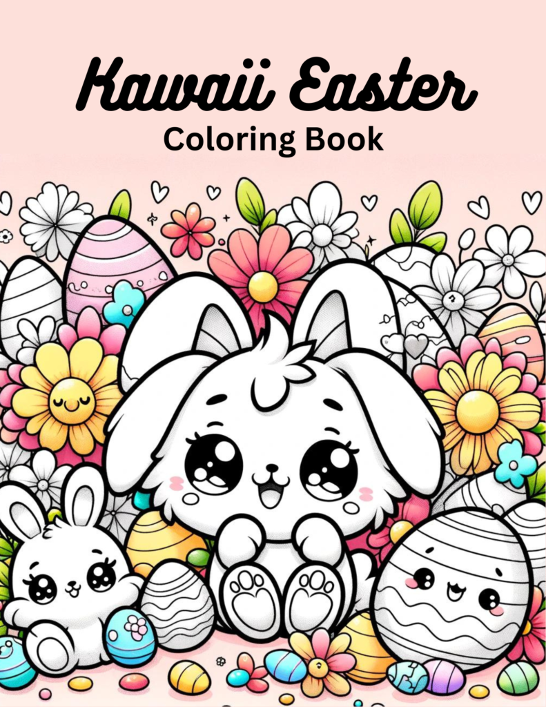 Kawaii Easter Coloring Pages