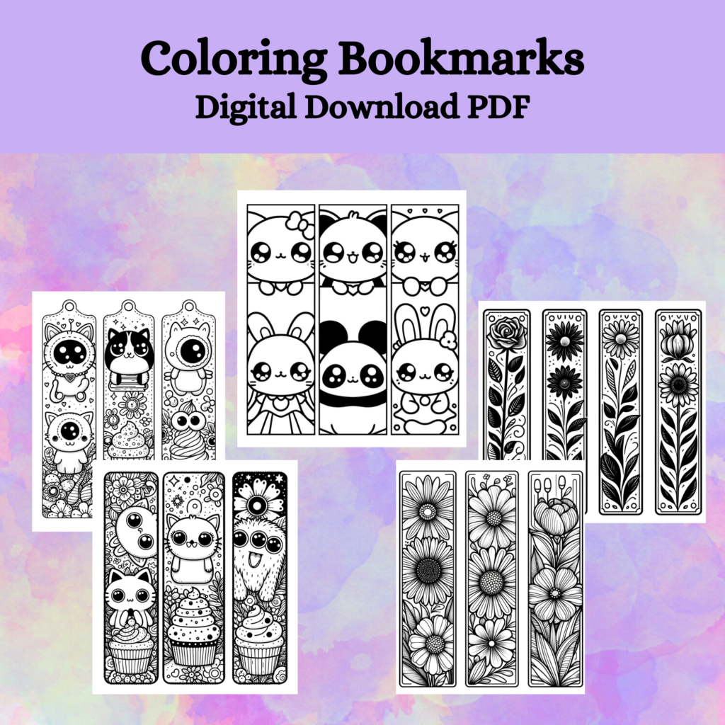 Coloring Bookmarks